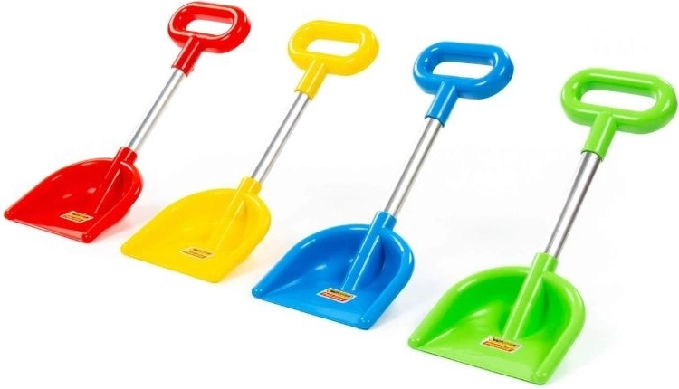 Kinder-Sandschaufel mit Aluminiumstiel