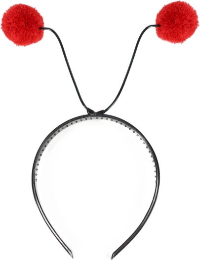 Kinder-Stirnband Marienkäfer mit Fühlern