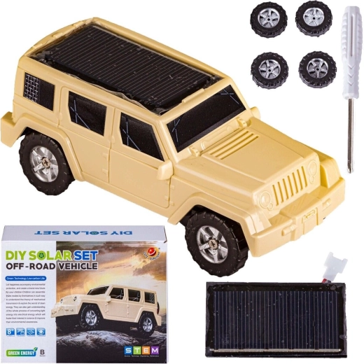 Solar-Jeep Offroad – Bausatz zum Zusammenbauen - 1 Stück