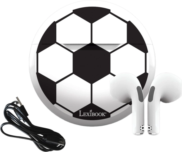 Kabellose Kinderkopfhörer LEXIBOOK Fußball mit Mikrofon