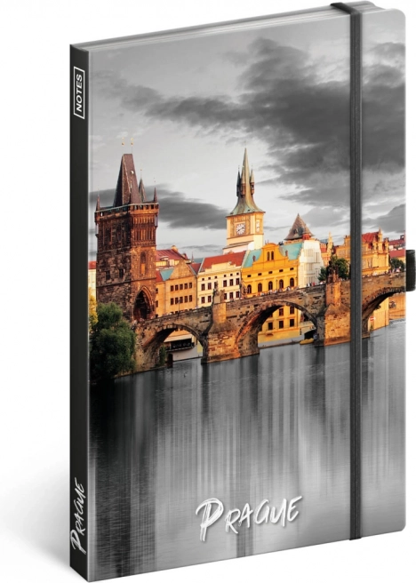 Elegantes Notizbuch Prag mit magnetischem Verschluss