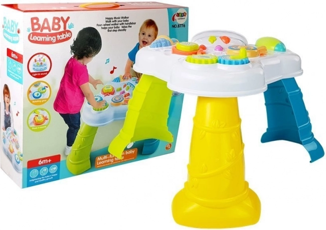 Lerntisch für Babys mit musikalischen Effekten