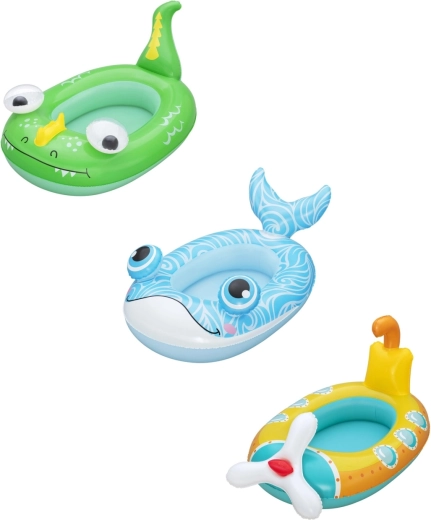 Kinder-Schlauchboot aufblasbar grüner Dinosaurier 111 × 65 cm BESTWAY