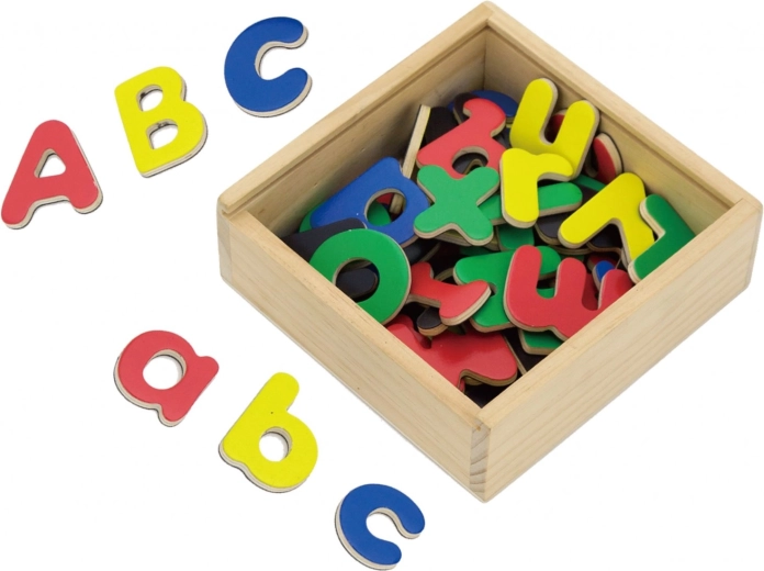 VIGA hölzerne magnetische Buchstaben zum Schreibenlernen
