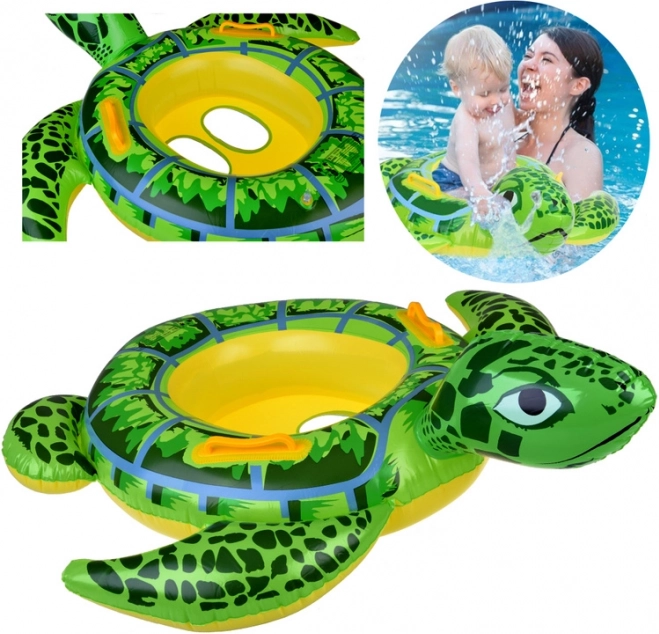 Aufblasbarer Kinderschwimmsitz Schildkröte 90 cm