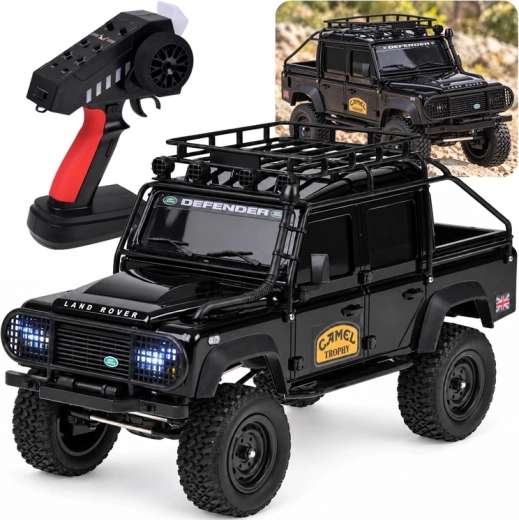 Geländetaugliches RC-Auto Land Rover Defender 110 4WD im Maßstab 1:18