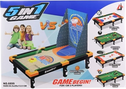 Tischspiel-Set 5 in 1