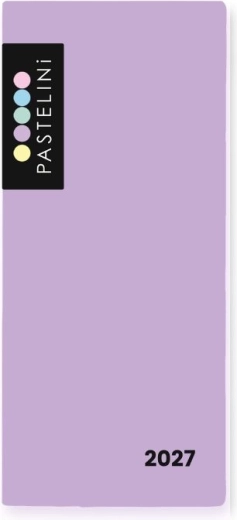 Pastelini Monatskalender in PVC-Hülle 2027, violett