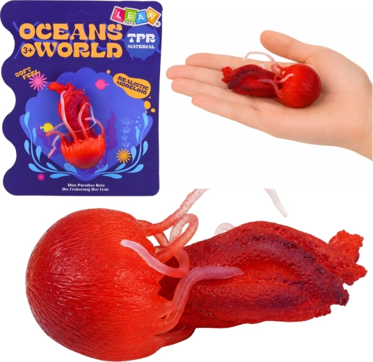 Gummifigur Qualle – realistisches Meerestier 9 cm