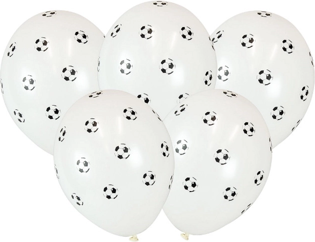 Ballons mit Fußballmotiv-Aufdruck