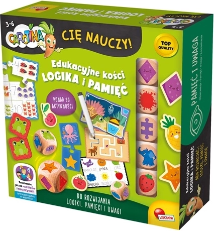 Lisciani Carotina Lernspiel – Logik und Würfel-Puzzeln