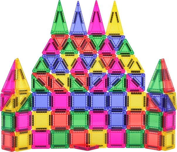 Bunte magnetische Bausteine, 75 Teile