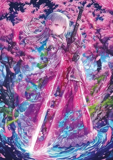 Puzzle Rosa Schwert 1000 Teile ART PUZZLE