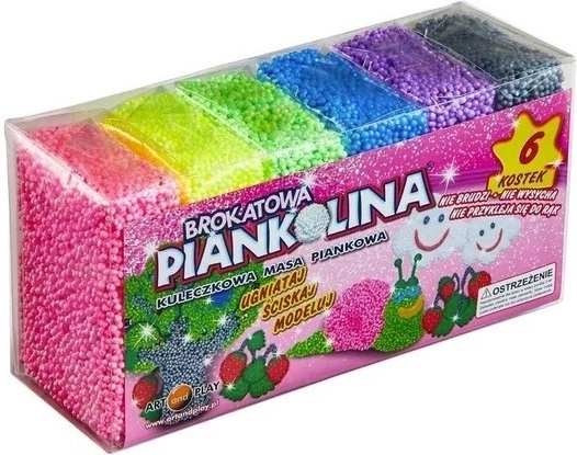 Glitzerschaum 6 Farben