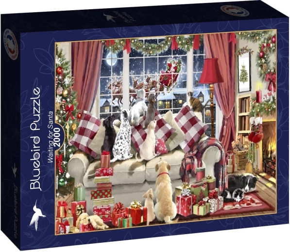Bluebird Puzzle Warten auf den Weihnachtsmann 2000 Teile