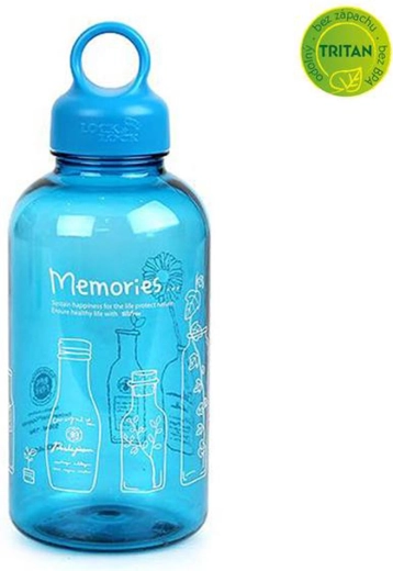 Plastikwasserflasche Bisfree Loop 530 ml blau