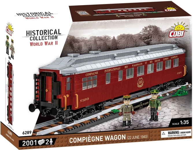COBI historischer Waggon Compiègne 22. Juni 1940 1:35