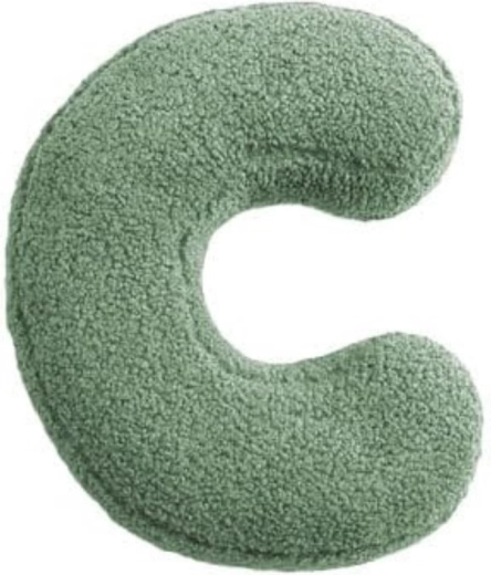 Mealini Plüschbuchstabe c grün – 1 Stück