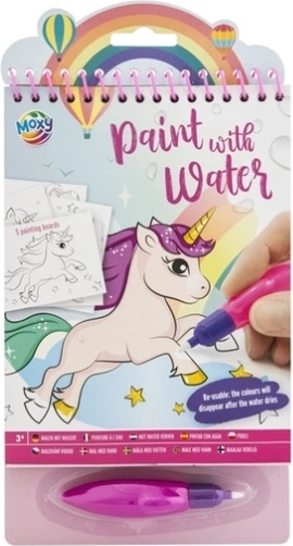 Painting with Water Einhorn – Wassermalbuch mit Pinsel
