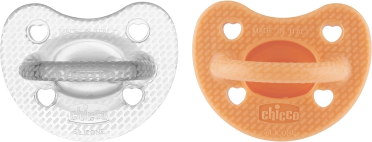 Chicco Schnuller Physio Luxe grün-grau 6–16 M, 2 Stk.