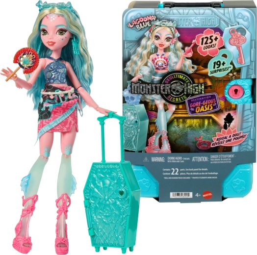 Monster High Lagoona Blue – Koffer mit Geheimnissen und Zubehör 28 cm