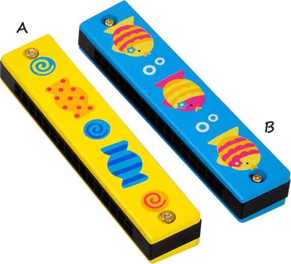Babu Kinder-Mundharmonika – mehrere Farben