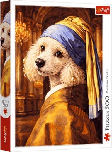 Puzzle 500 Teile Pudel mit Perle