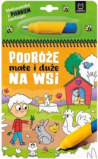 Malbuch mit Wasserstift: Auf dem Bauernhof