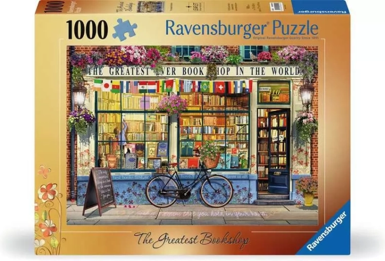 Ravensburger Puzzle „Wundervolle Buchhandlung“ 1000 Teile