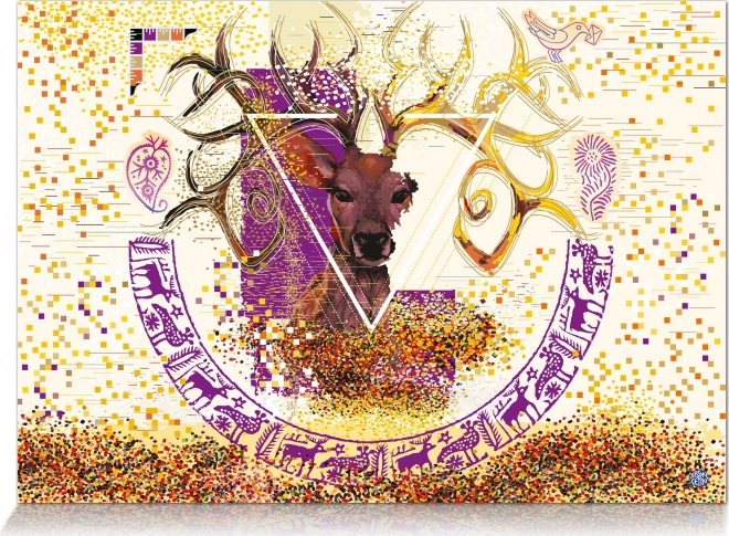 Puzzle Glückshirsche 300 Teile