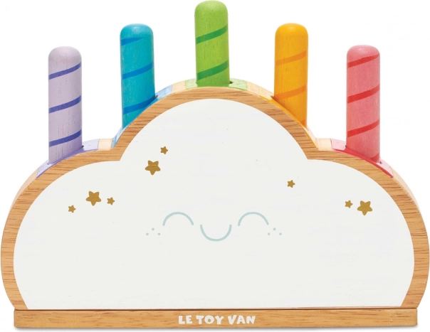 LE TOY VAN Petilou Rainbow Cloud Pop Holzspielzeug