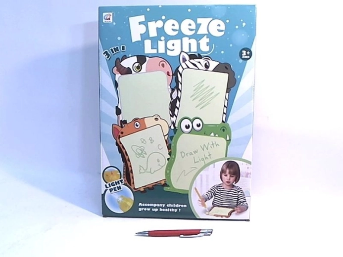Zeichentafel zum Malen mit Licht und abwischbaren Whiteboard-Markern