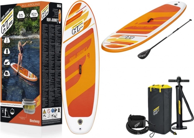 Aufblasbares Paddleboard HYDRO-FORCE AQUA JOURNEY Set 274 × 76 × 12 cm