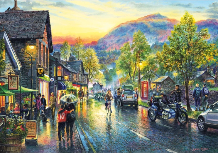 Puzzle GIBSONS Grasmere in der Dämmerung 500 Teile