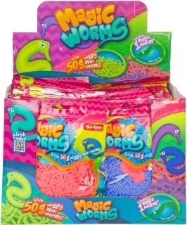 Magische Würmer 15 cm – lustiger Trick für Kinder