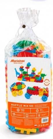 Bausteine MARIOINEX Waffle Mix 100 Teile