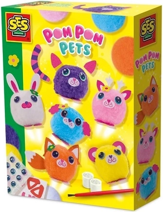 SES Creative Pompon-Tierchen – Kreativset