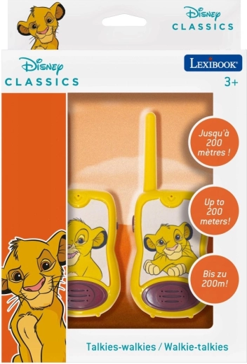 Lexibook Kinder-Walkie-Talkies Disney Der König der Löwen mit 200 m Reichweite