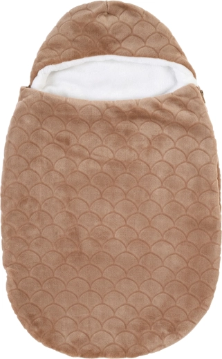 Nattou Kinder-Fußsack für Babyschale Lapidou mocha 70 cm