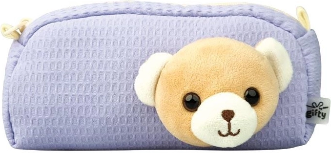 Gifty Federmäppchen-Etui mit Plüschbärchen