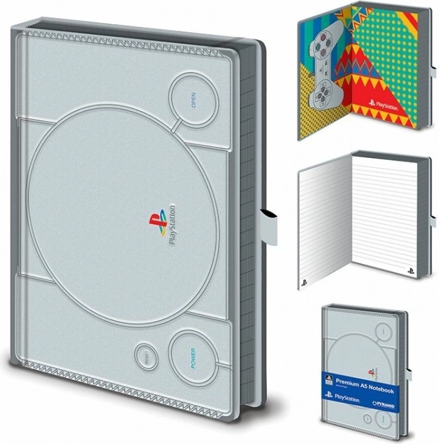 Premium liniertes Notizbuch A5 PLAYSTATION PS1