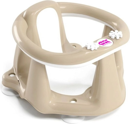 OK Baby rutschfester Badewannensitz Flipper Evolution, beige