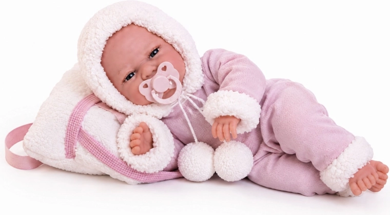 Clara - realistische Babypuppe mit Bewegungsfunktion und weichem Körper
