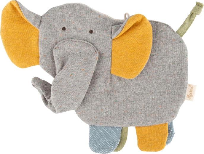 sigikid Kuscheltuch Elefant mit Knisterfolie