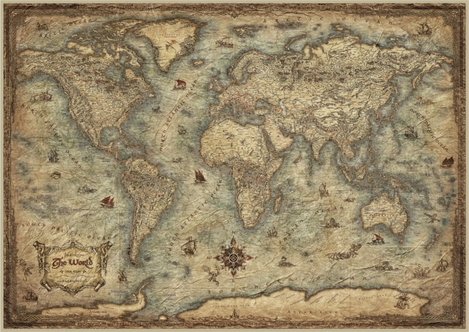 Puzzle Weltkarte 3000 Teile