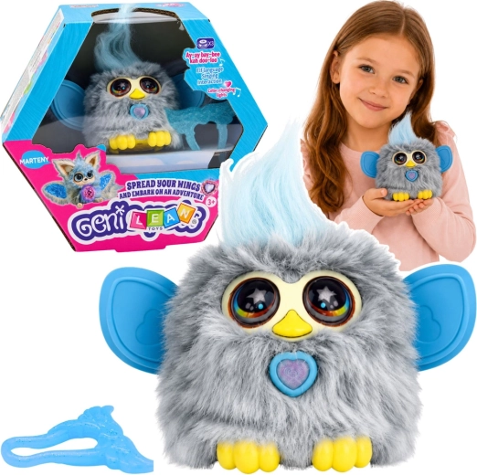 Interaktive Genie Pets Kreatur mit Lichtern und Geräuschen, grau