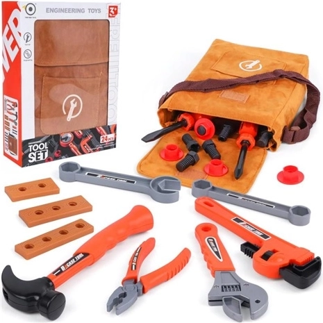 Handwerkzeug-Set in Tasche, 24-teilig
