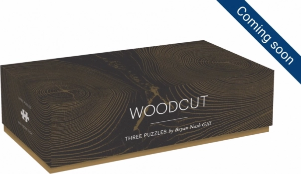 Galison Puzzle Holzschnitt: Drei Rätsel 3×300 Teile