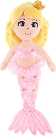 Plüsch-Meerjungfrau rosa 25 cm