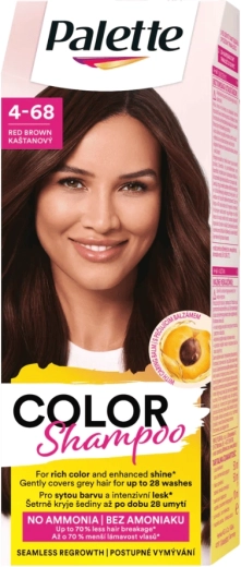 Palette Color Shampoo 4-68 kastanienbraun 50 ml